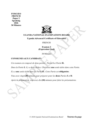 p330 2s french uace samplepaper 2026