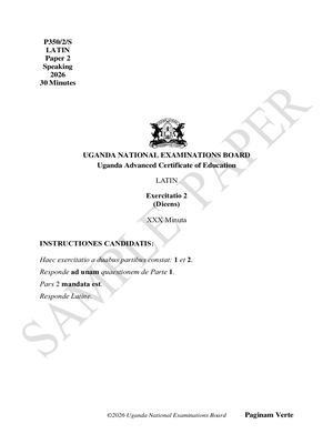 p350 2s latin uace samplepaper 2026