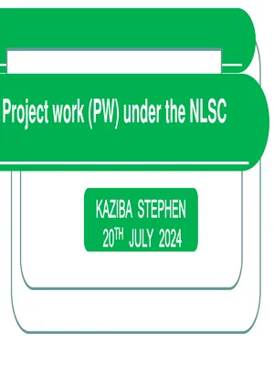project work guide for new lower secondary curriculum