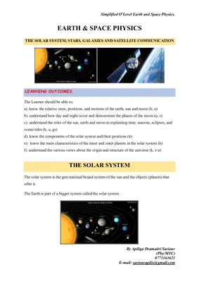 earth & space physics notes by apiliga