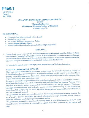 lta uace mocks 2026 luganda paper 1
