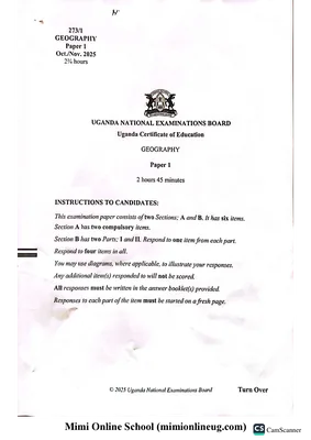 uneb uce mtc 1 2025
