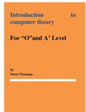computer studies book o a level by kiteme pius