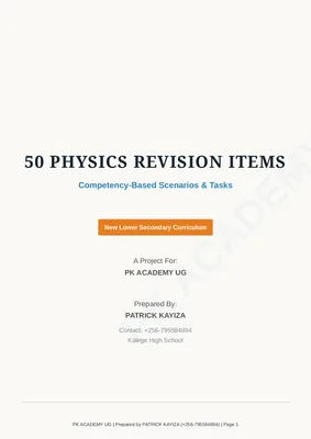 pk academy ug physics 50 items