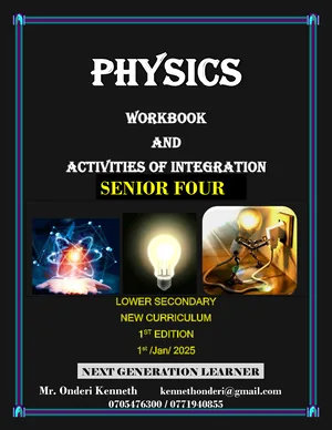 s.4 physics workbook and a.o.i final
