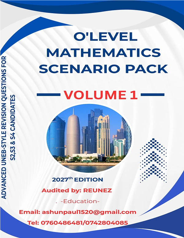 o'level mathematics scenario question bank